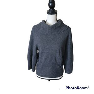 Mc Duff Wool and Cashmere Blend Sweater with Cowl Neck. Size M.